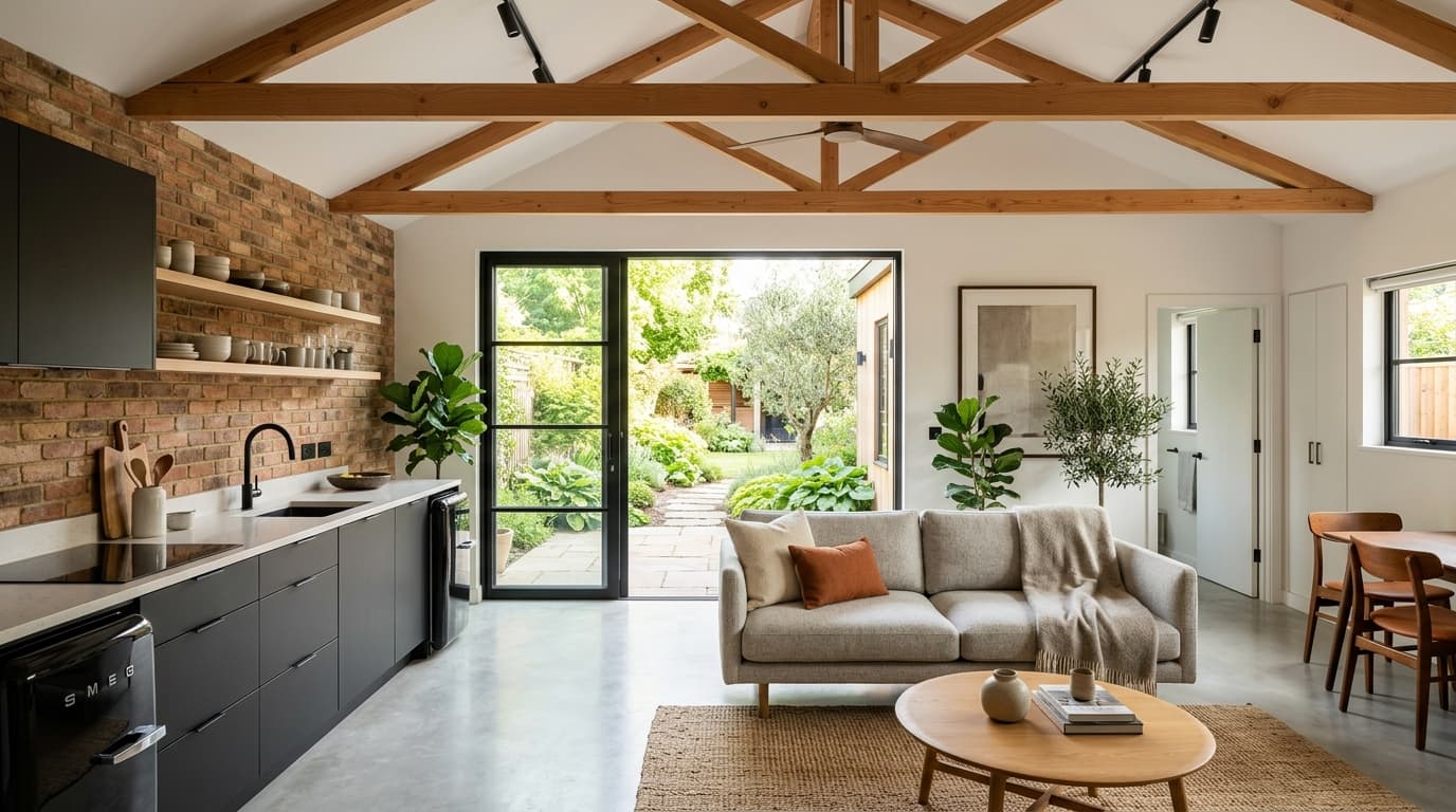 How to convert an existing garage into a fully functional Accessory Dwelling Unit (ADU). Step-by-step planning, cost breakdown, insulation standards, and up to 80% ROI.